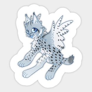 Winged Lynx Sticker